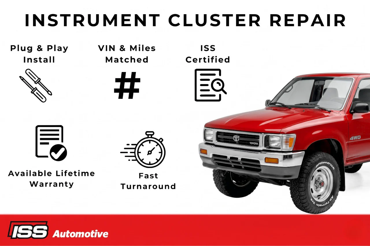 1992-1995 Toyota Pickup and 4Runner - Instrument Cluster Repair - Image 3