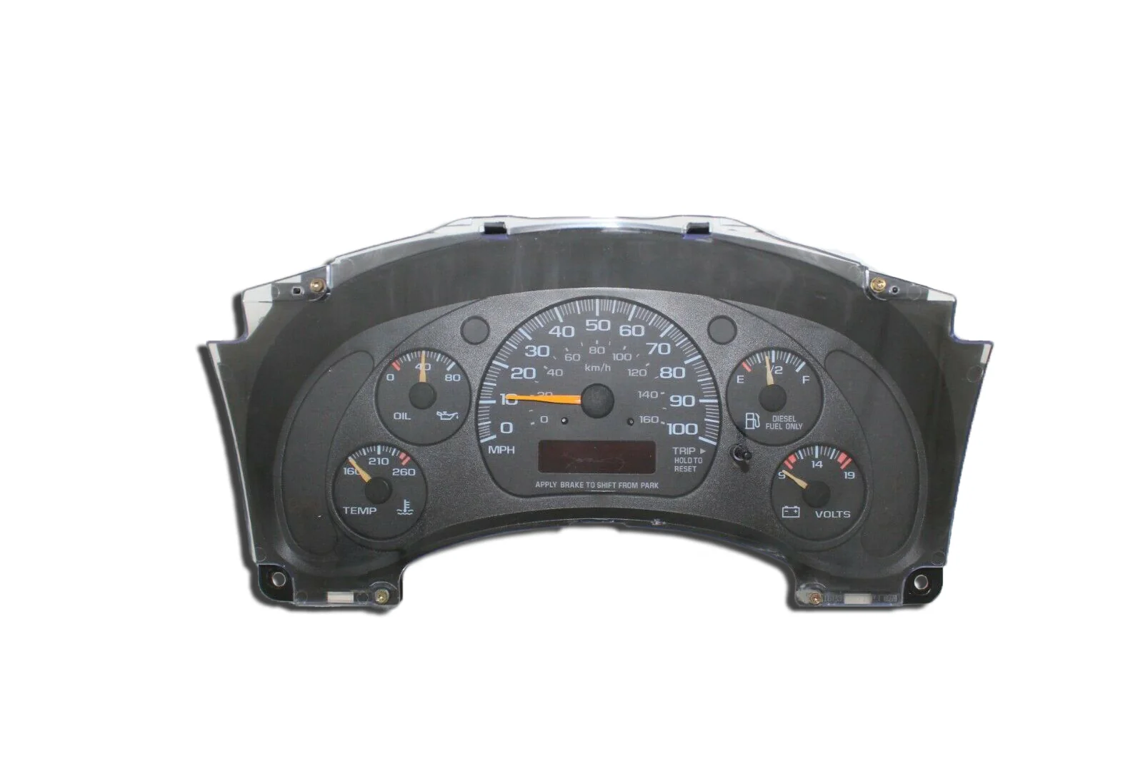1996 Chevrolet/GMC Express/Savana 1500, 2500 and 3500 Instrument Cluster Repair