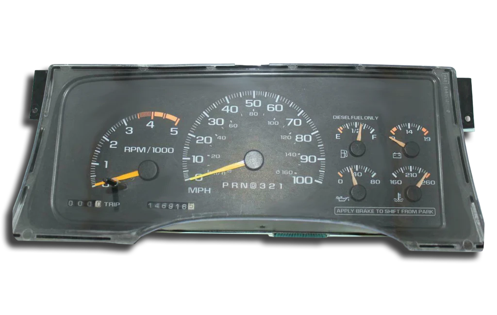 1997 - 1999 GMC TopKick K1500 K2500 K3500 - Instrument Cluster Repair