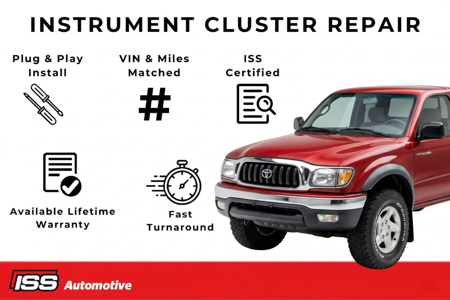 1999-2000 Toyota Tacoma - Instrument Cluster Repair - Image 3