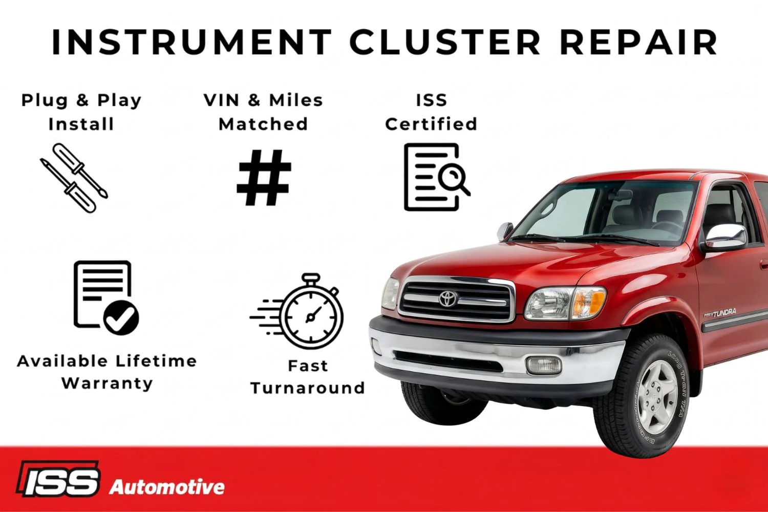 2000-2001 Toyota Tundra - Instrument Cluster Repair - Image 3