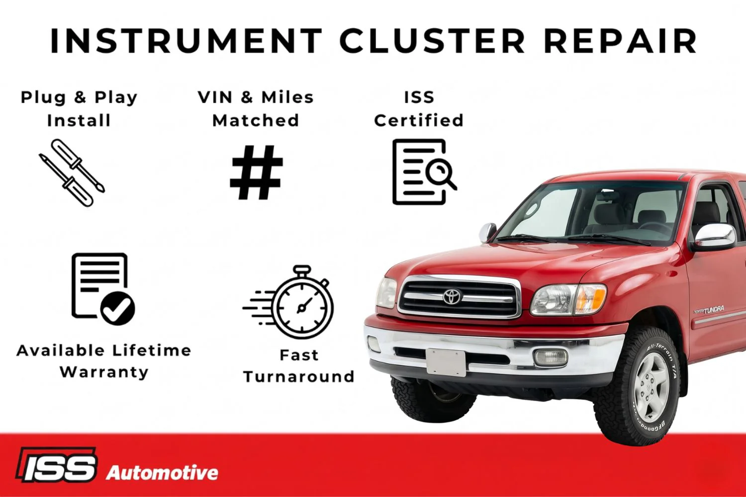 2003-2004 Toyota Tundra - Instrument Cluster Repair - Image 3