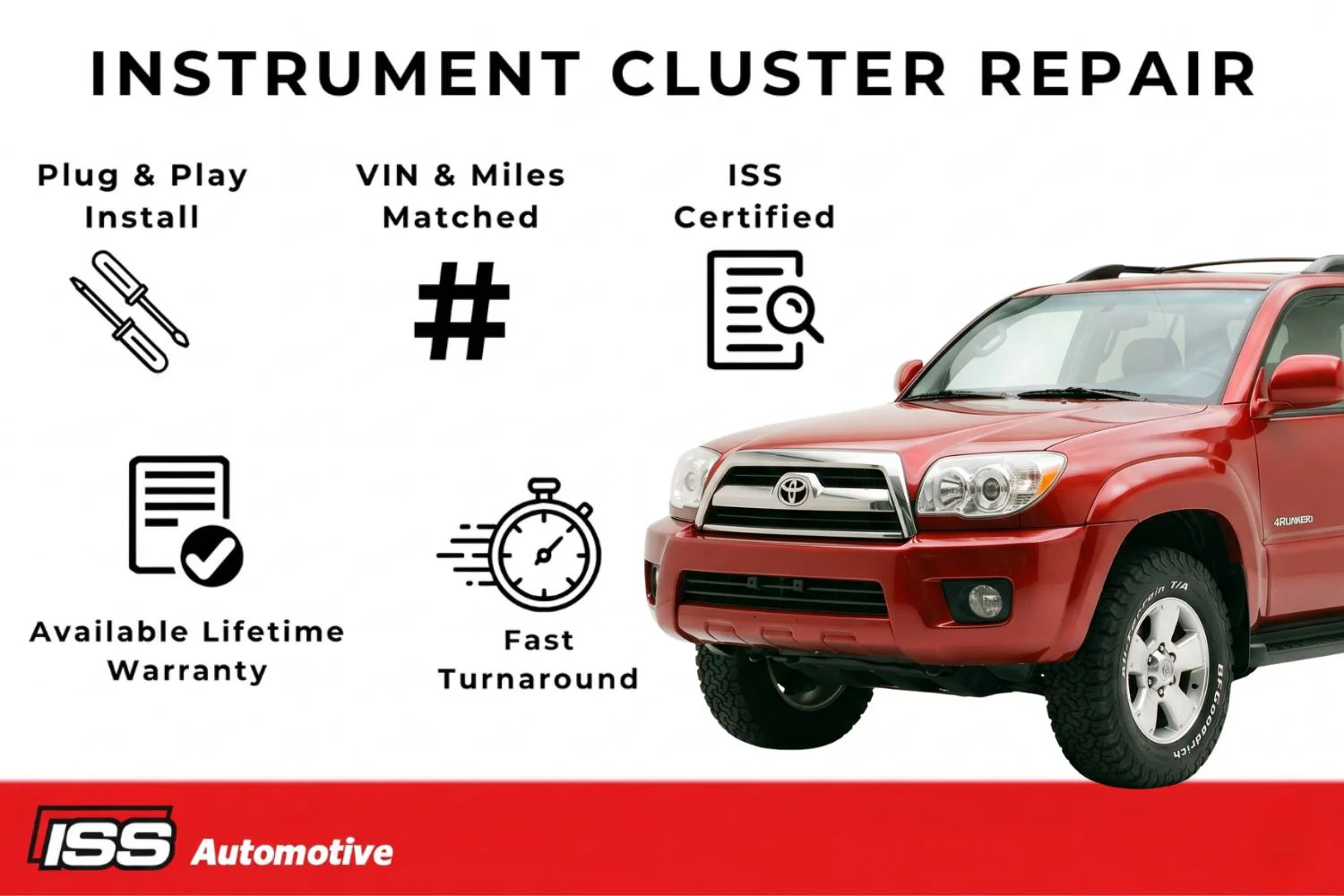2003 Toyota 4Runner - Instrument Cluster Repair - Image 3