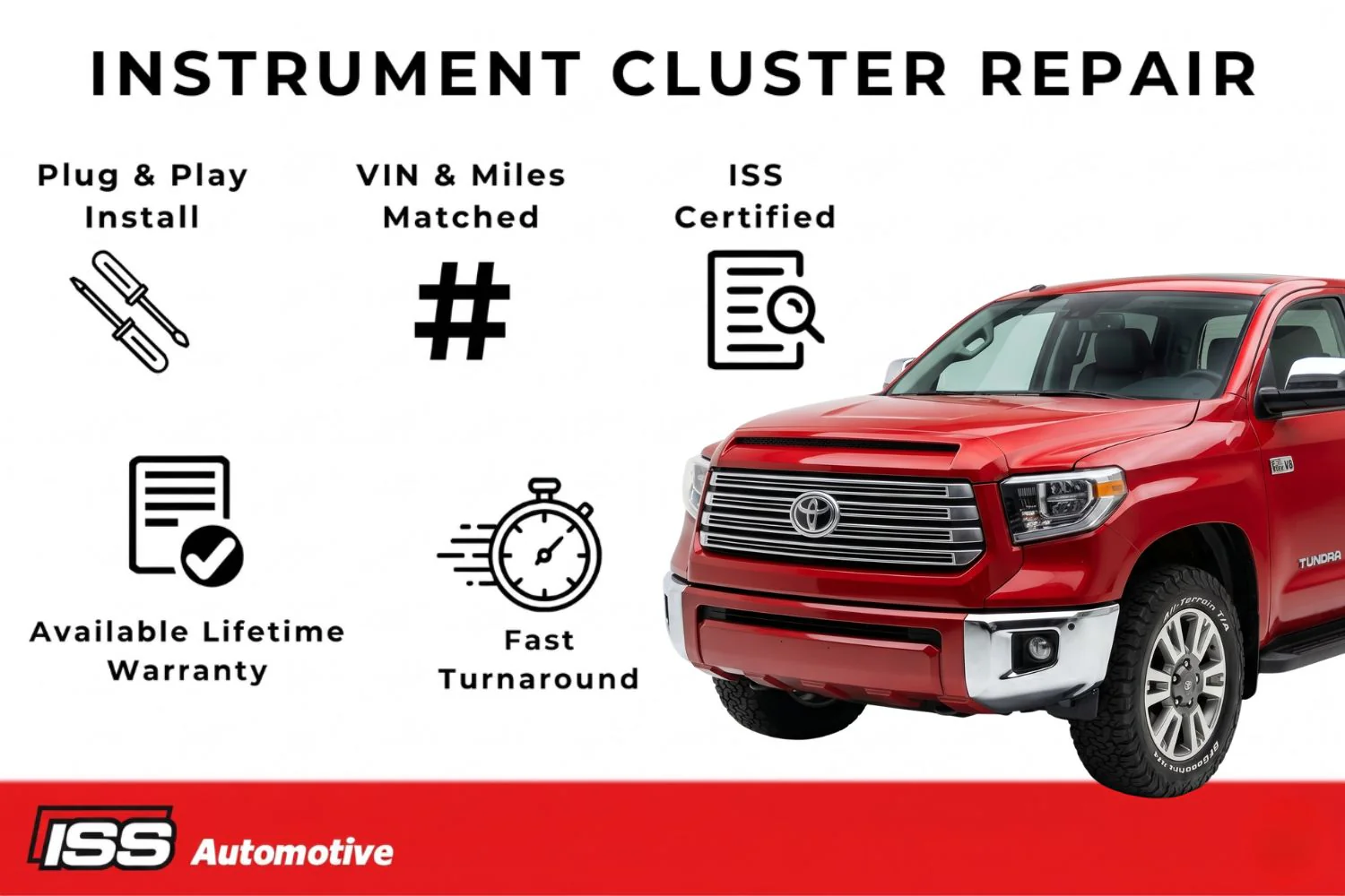 2014-2017 Toyota Tundra - Instrument Cluster Repair - Image 3
