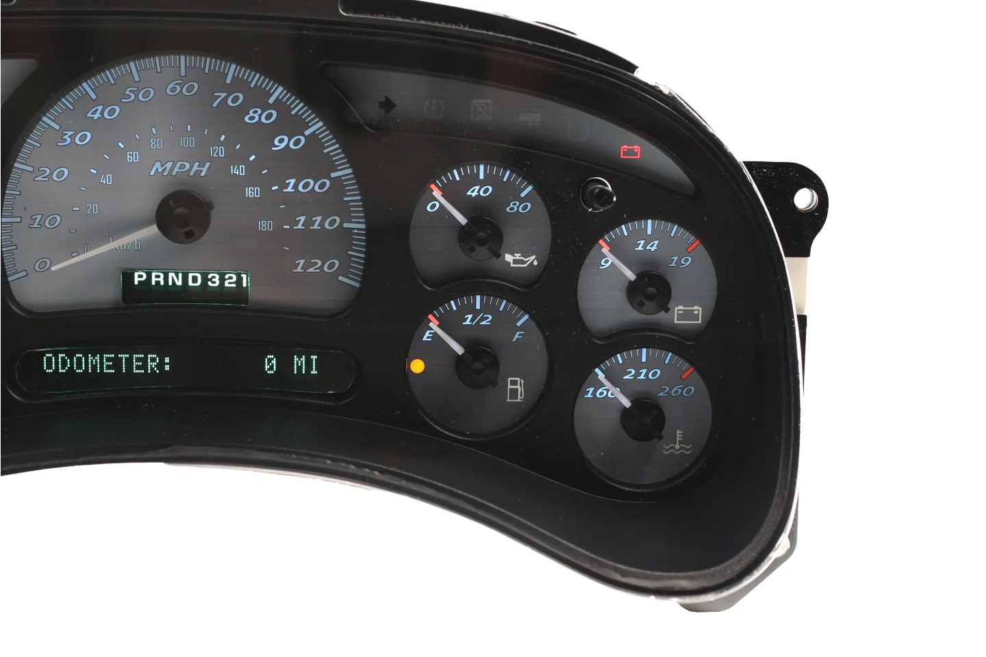 Apex Alloy Custom Instrument Cluster Replacement - 2003-2006 GMC Sierra