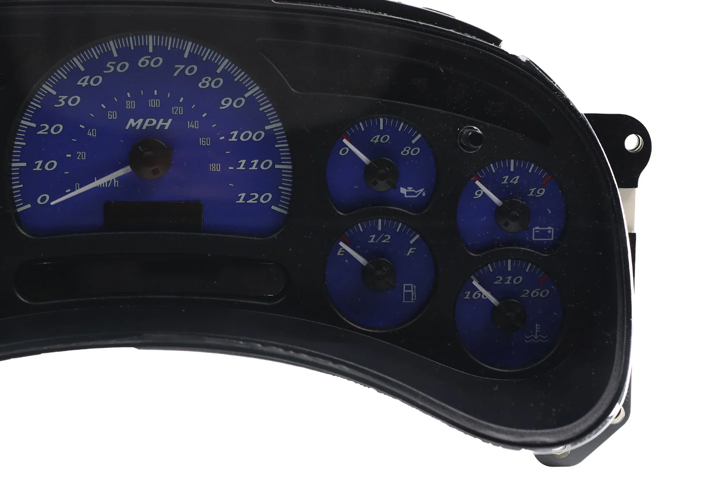 Apex Blue Custom Instrument Cluster Replacement - 2003-2006 GMC Sierra - Image 4