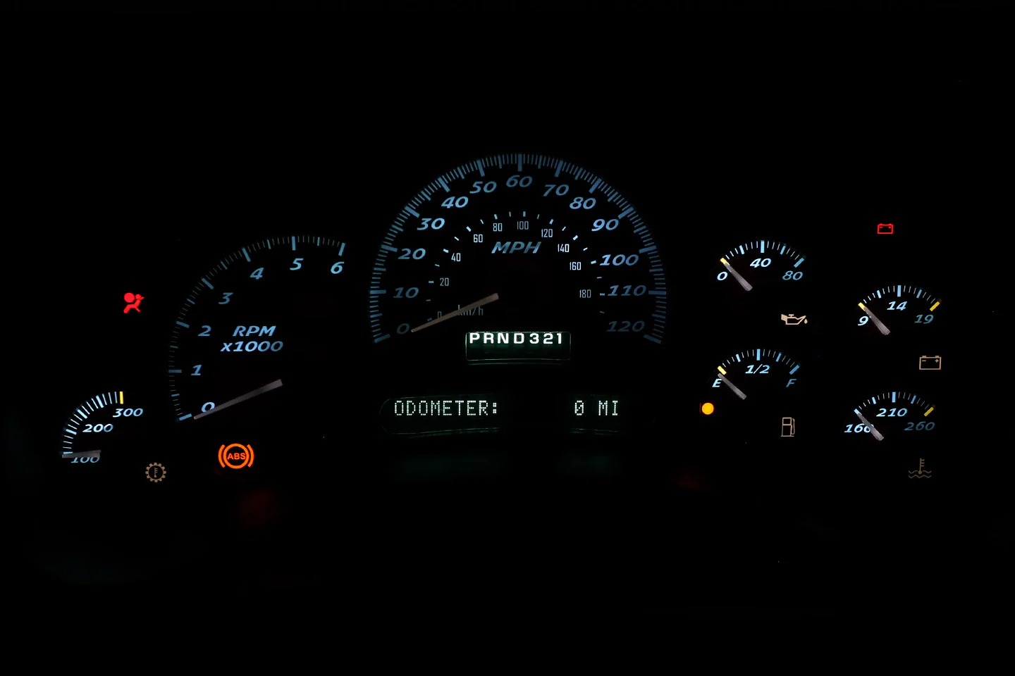 Apex Red Custom Instrument Cluster Replacement - 2003-2006 Chevy Silverado - Image 3