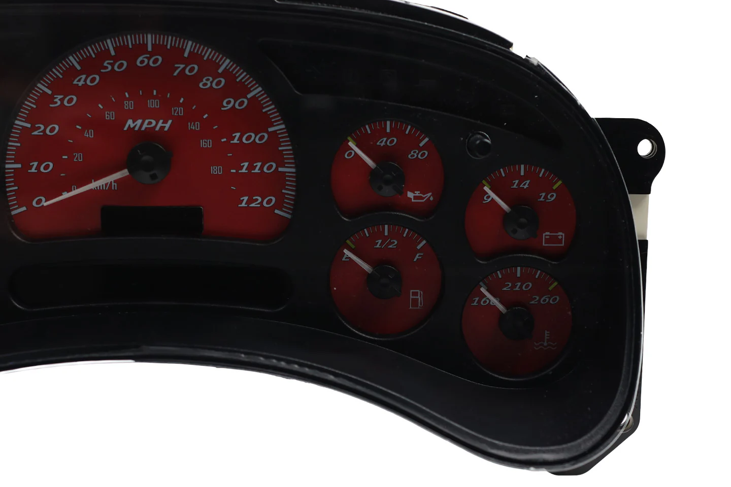 Apex Red Custom Instrument Cluster Replacement - 2003-2006 Chevy Silverado - Image 4