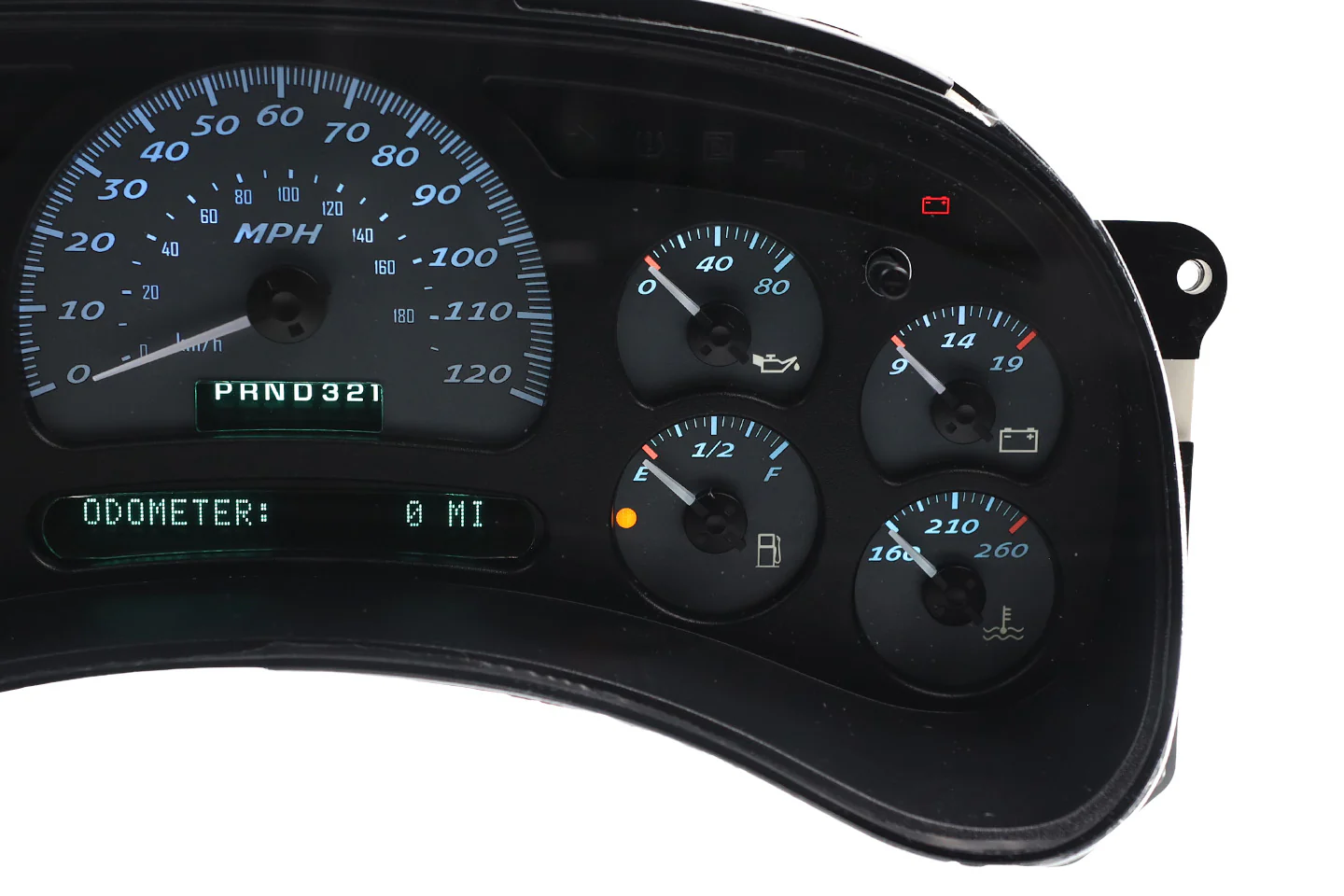 Apex Tungsten Custom Instrument Cluster Replacement - 2003-2006 Chevy Silverado