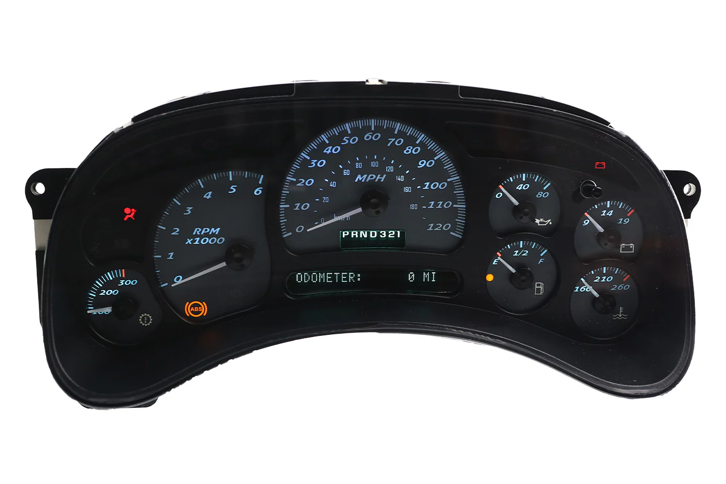 Apex Tungsten Custom Instrument Cluster Replacement - 2003-2006 Chevy Silverado - Image 2