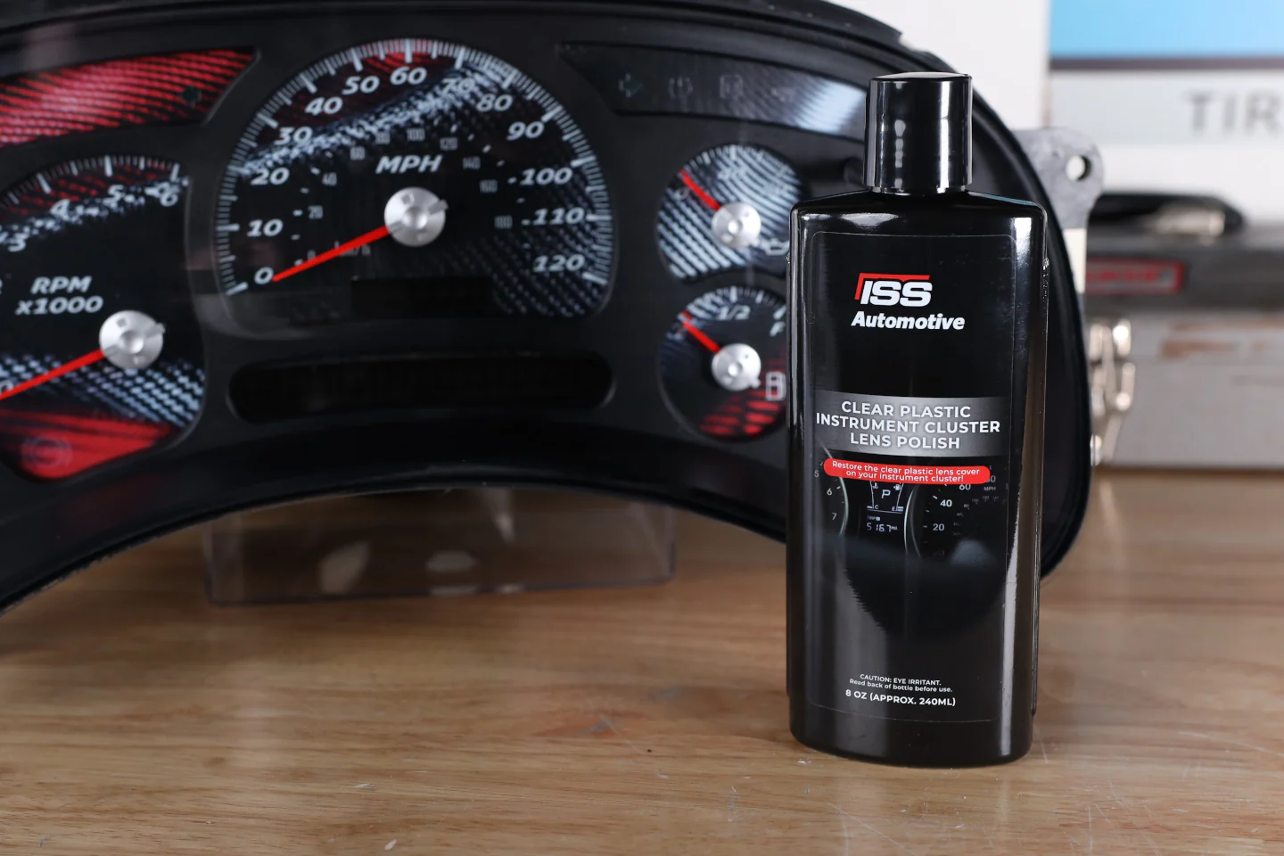 Clear Plastic Instrument Cluster Lens Polish - Image 3