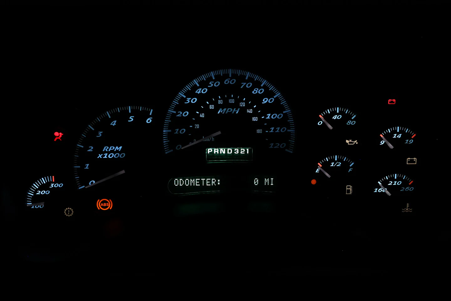 Cobalt Carbon Custom Instrument Cluster Replacement - 2003-2006 GMC Sierra - Image 3