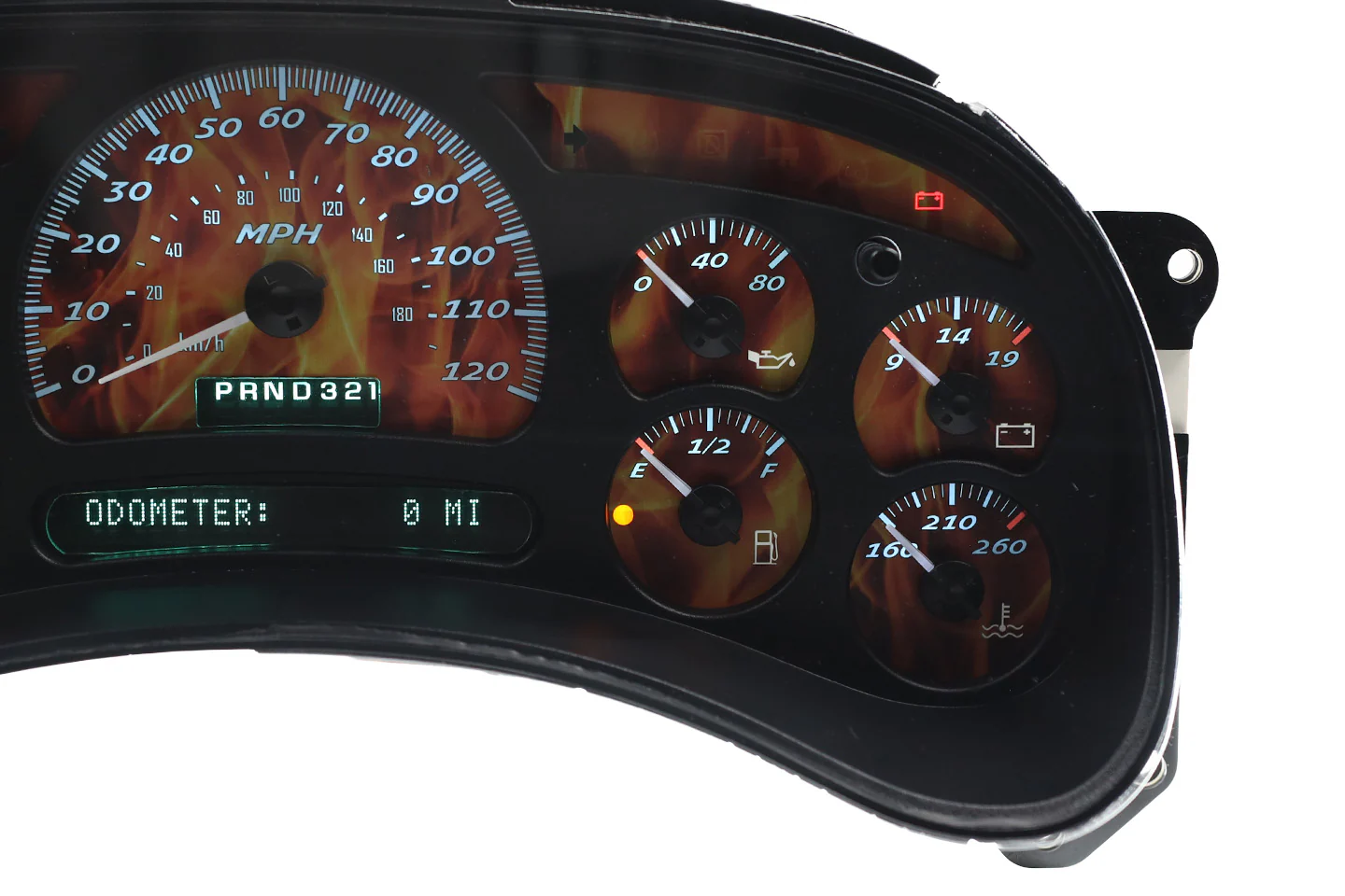 Ember Edition Custom Instrument Cluster Replacement - 2003-2006 Chevy Silverado