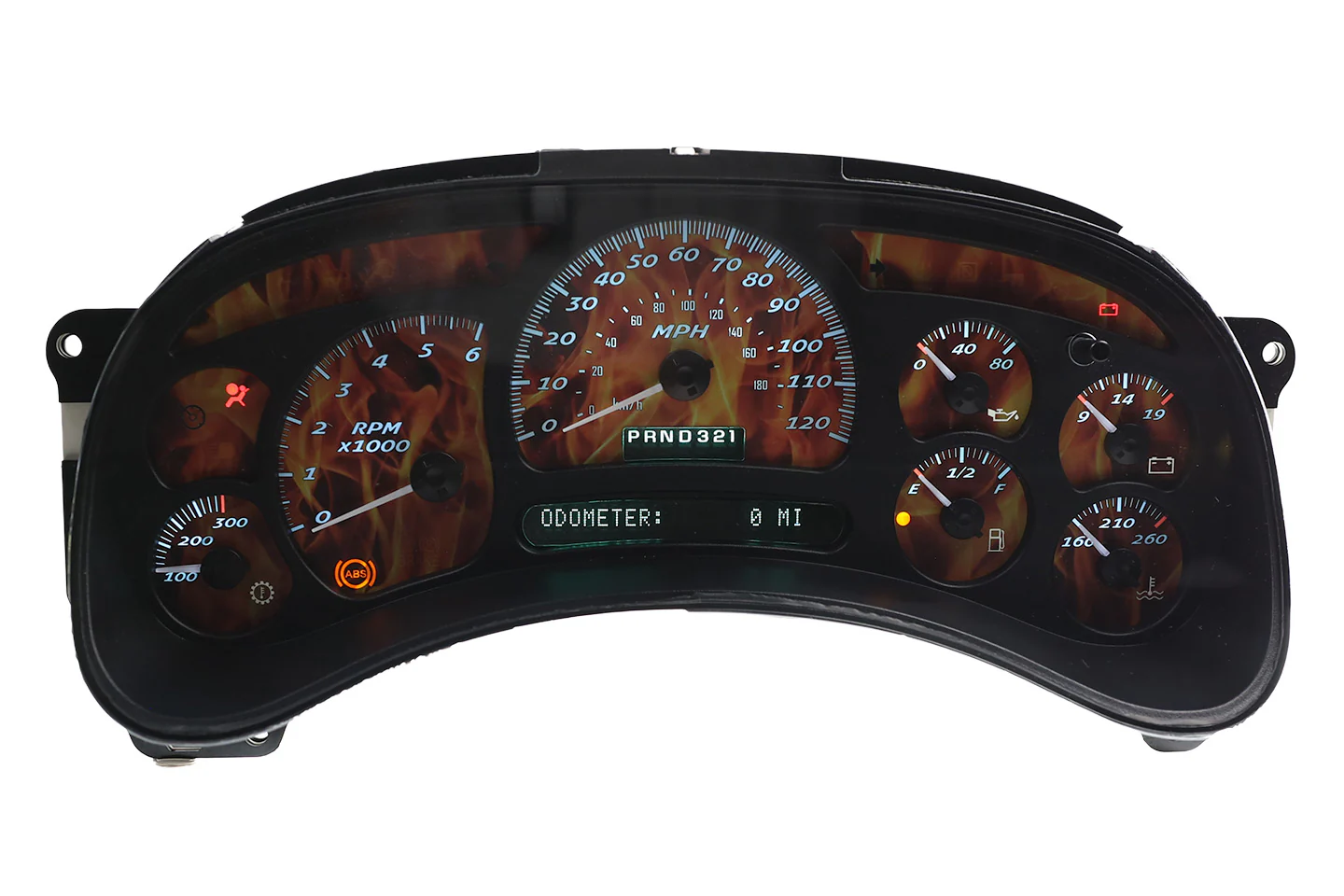 Ember Edition Custom Instrument Cluster Replacement - 2003-2006 Chevy Silverado - Image 2