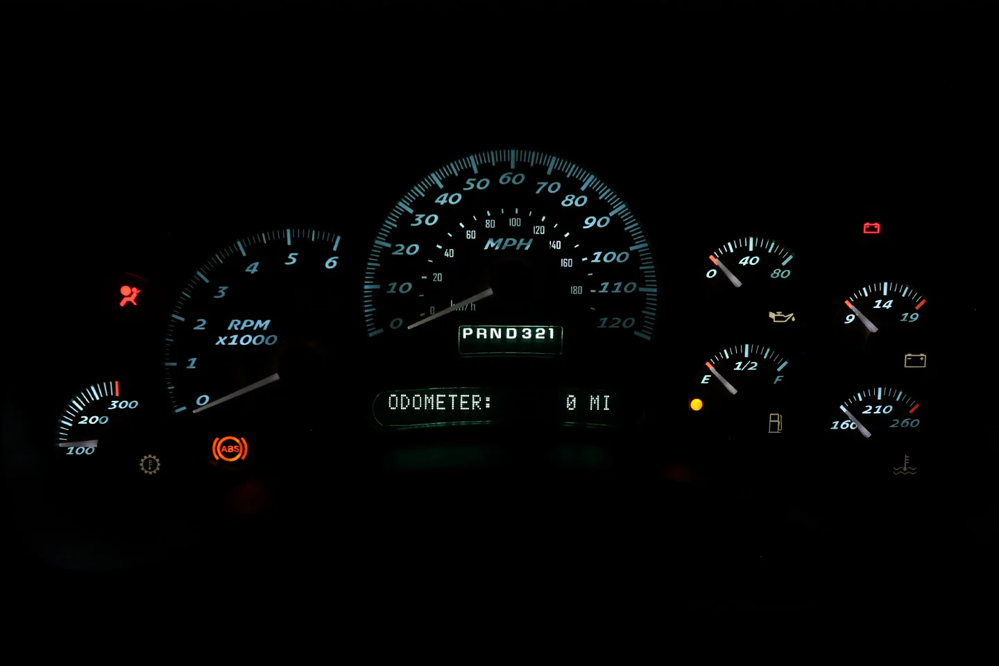 Ember Edition Custom Instrument Cluster Replacement - 2003-2006 Chevy Silverado - Image 3