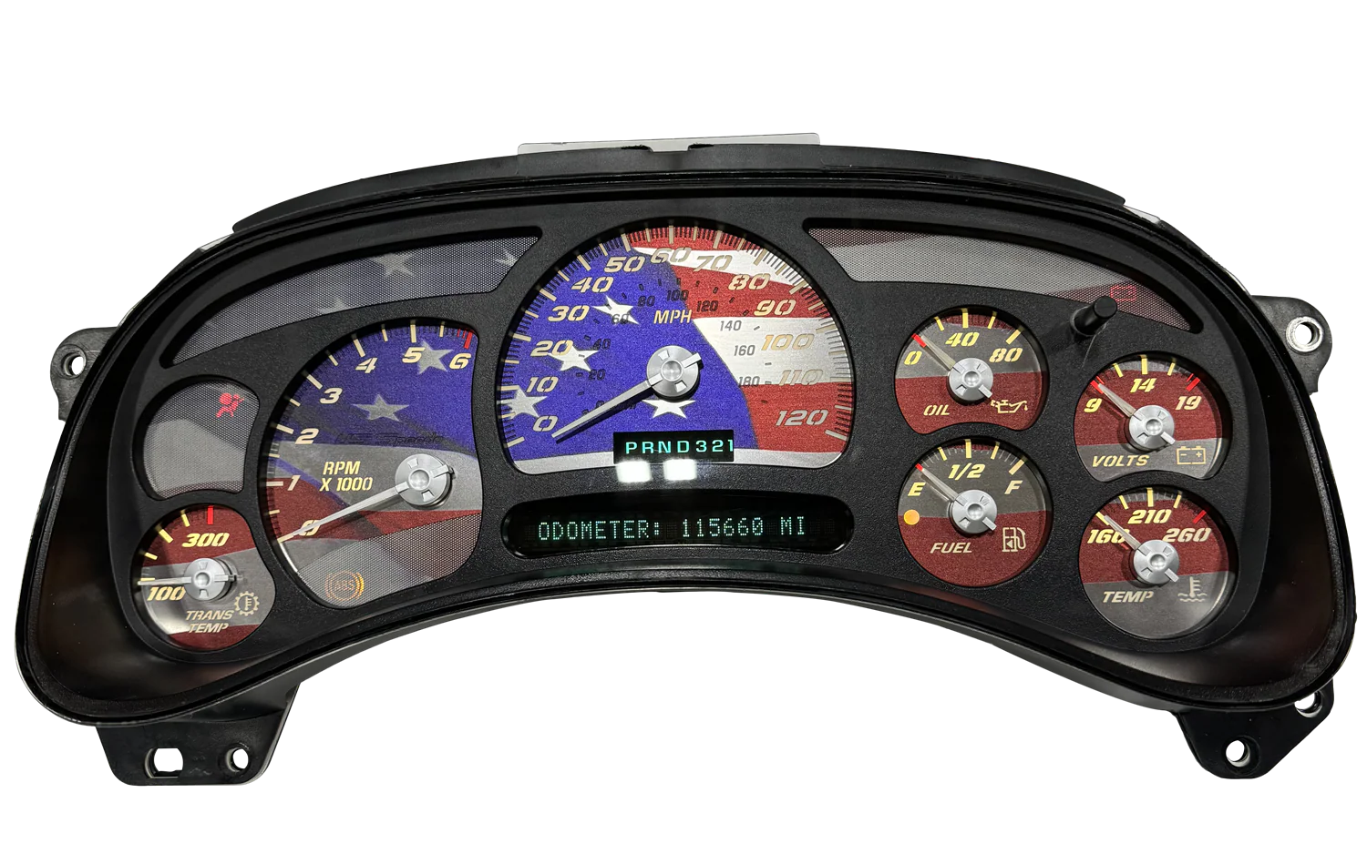 Gauge Face - American Flag 2006-2007
