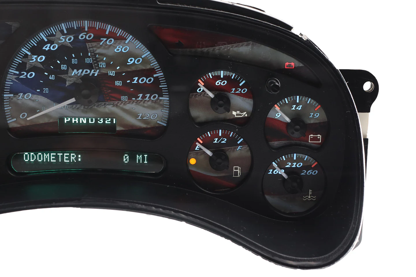 Liberty Forge Custom Instrument Cluster Replacement - 2003-2006 Chevy Silverado