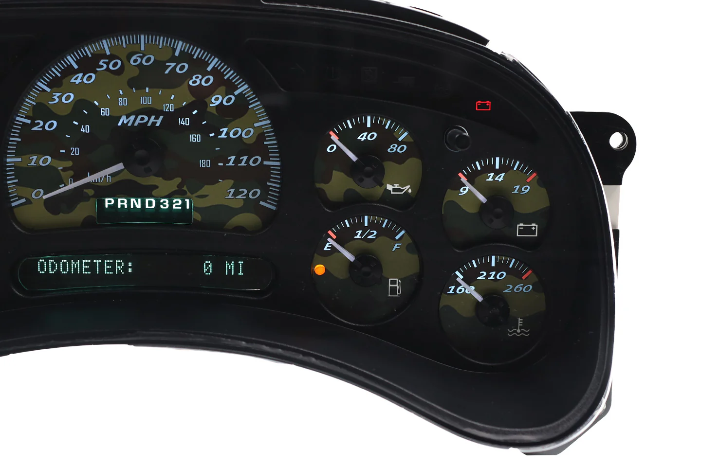 Timberline Edition Custom Instrument Cluster Replacement - 2003-2006 Chevy Silverado